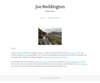 Joereddington.com(Joe Reddington) Screenshot