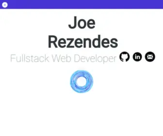 Joerezendes.com(Joe Rezendes) Screenshot