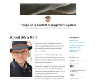 Joerghoh.de(About Jörg Hoh) Screenshot