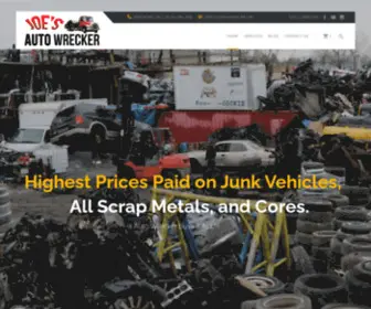 Joesautowrecker.com(Joe's Auto Wrecker) Screenshot