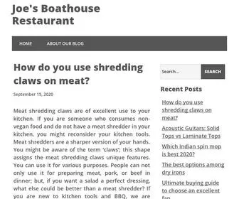 Joesboathouse.com(Joe's Boathouse Restaurant) Screenshot