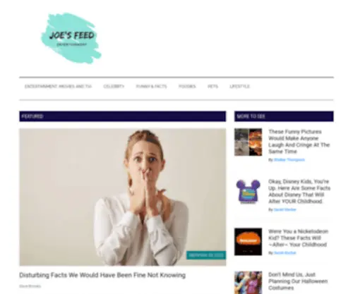 Joesfeed.com(Joe's Feed) Screenshot