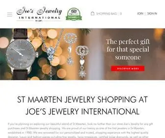 Joesjewelry.com(Jewelry shops in St Maarten) Screenshot