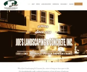 Joeslandscapeconcrete.com(Joe's Landscaping) Screenshot