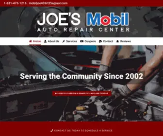 Joesmobilservice.com(Joe's Mobil Auto Repair Center) Screenshot