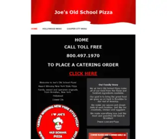 Joesoldschoolpizza.com(Joe's Old School Pizza) Screenshot