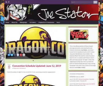 Joestaton.com(Online Home of Comic Artist Joe Staton) Screenshot