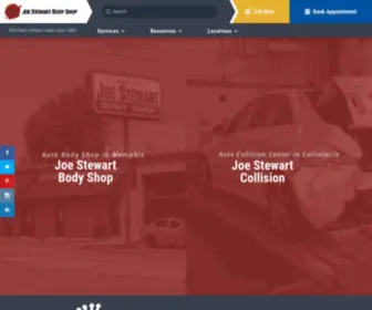 Joestewartbodyshop.com(Auto Body Shop Memphis) Screenshot