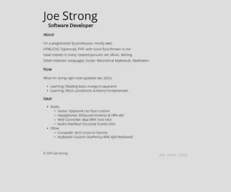 Joestrong.co.uk(Joestrong) Screenshot