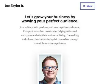 Joetaylorjr.com(Philadelphia User Experience Consultant) Screenshot