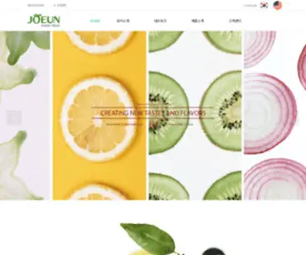 Joeunfd.com(조은푸드텍) Screenshot