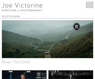 Joevictorine.com(Selected Work) Screenshot