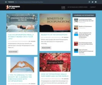 Joevitalehooponopono.com(Ho'oponopono Learning by Dr) Screenshot