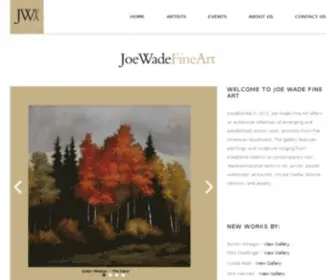 Joewadefineart.com(Joe Wade Fine Art) Screenshot