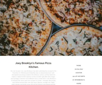 Joeybrooklynsfamouspizzakitchen.com(Joey Brooklyns) Screenshot