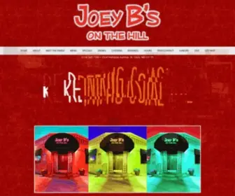 Joeybshill.com(Joey B's on the Hill //// 2524 Hampton Avenue) Screenshot