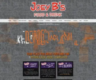 Joeybsmanchester.com(JOEY B'S FOOD & DRINK) Screenshot
