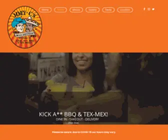 Joeycbbq.com(JOEY C's Roadhouse BBQ & Tex Mex) Screenshot