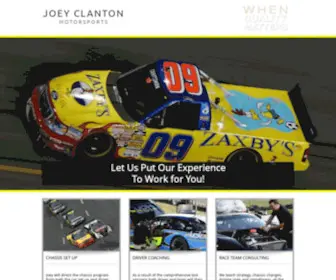 Joeyclanton.com(Joey Clanton Motorsports) Screenshot