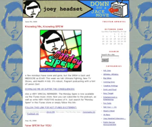 Joeyheadset.com(Joeyheadset) Screenshot