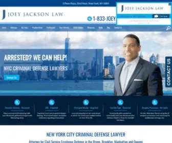 Joeyjacksonlaw.com(New York City Labor Law Attorney) Screenshot