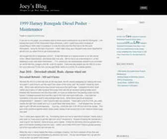 Joeynovak.com(Joey's Blog) Screenshot