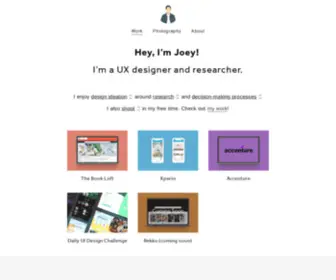 Joeywzy.com(Joey Wong) Screenshot