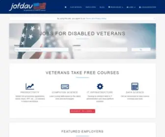 Jofdav.com(Job Opportunities for Disabled Veterans. Veterans Administration) Screenshot