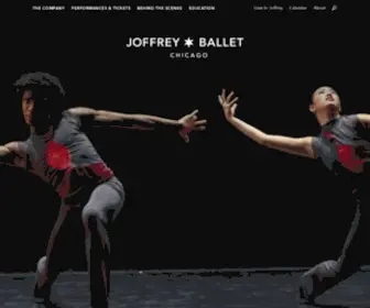 Joffrey.org(Joffrey Ballet) Screenshot