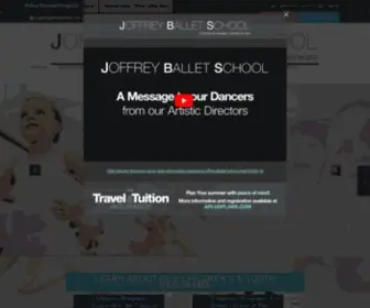 Joffreyballetschool.com(Joffrey Ballet School) Screenshot
