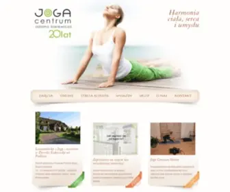 Joga.net.pl(Joga Centrum Adama Bielewicza) Screenshot