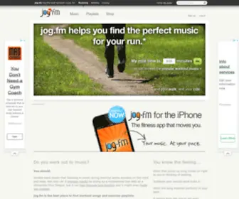 Jog.fm(The best workout songs and playlists for your running pace) Screenshot