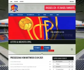 Joggeli.ch(FC Basel Fanseite) Screenshot