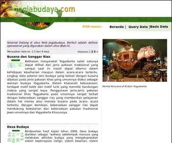 Jogjabudaya.com(Jogja Budaya) Screenshot