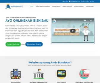 Jogjaproject.com(Jasa Pembuatan Website Profesional & Berpengalaman) Screenshot