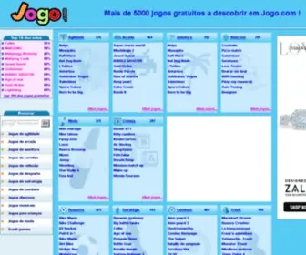 Jogo.com(Mais de 5000 jogos gratuitos a descobrir em) Screenshot
