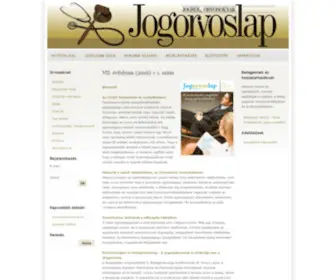 Jogorvoslap.hu(Jogorvoslap) Screenshot