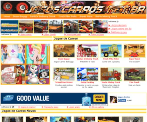 Jogoscarros.net.br(Jogos Carros) Screenshot