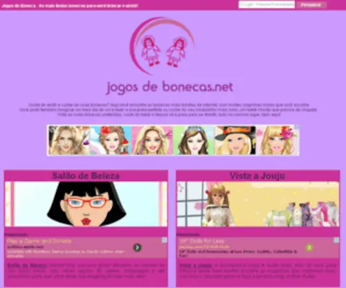 Jogosdebonecas.net(Jogos de Boneca) Screenshot