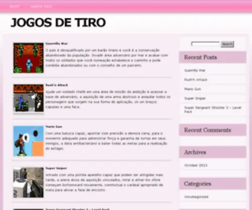 Jogosdetirono.com(Jogos de tiro) Screenshot