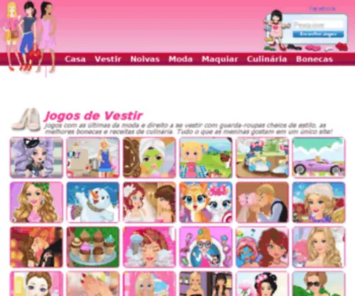 Jogosdevestir.com.br(Jogos de Vestir) Screenshot