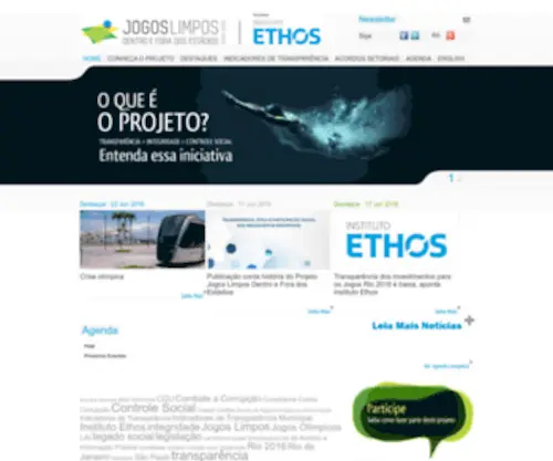 Jogoslimpos.org.br(Jogos Limpos) Screenshot