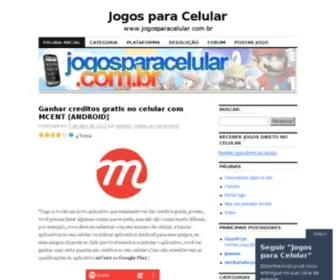Jogosparacelular.com.br(Jogos para Celular) Screenshot