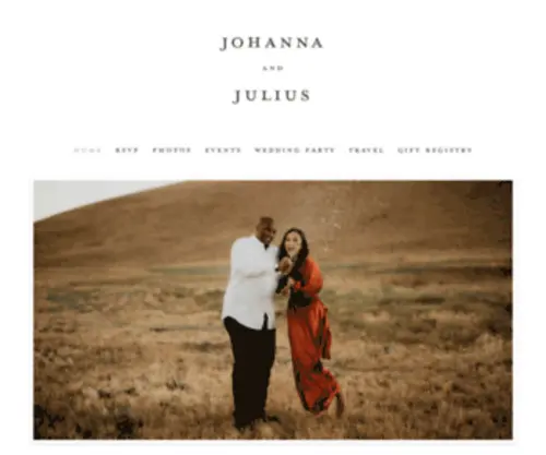 Johannaandjulius.com(Johanna & Julius) Screenshot