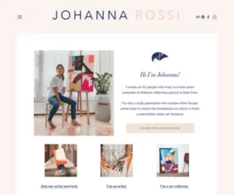 Johannarossiart.com(Johanna Rossi Art) Screenshot