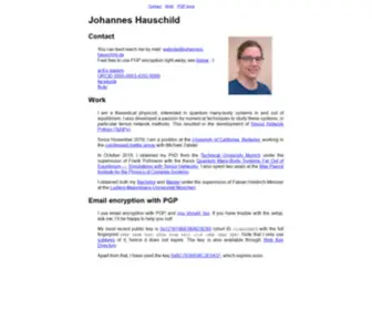 Johannes-Hauschild.de(Johannes Hauschild) Screenshot