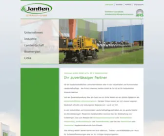 Johannes-Janssen.com(Landwirtschaftliches Lohnunternehmen oder industriellen und kommunalen Landschaftspflege) Screenshot