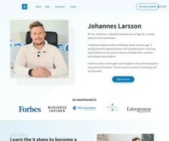 Johanneslarsson.com(Johannes Larsson) Screenshot