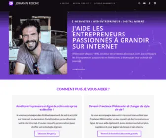 Johannroche.com(Utiliser le digital pour se contruire une vie sur mesure) Screenshot