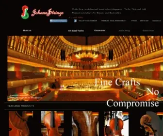 Johannstrings.com(Johann Strings) Screenshot